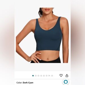 Lemedy Long Line Sports Bra Tank